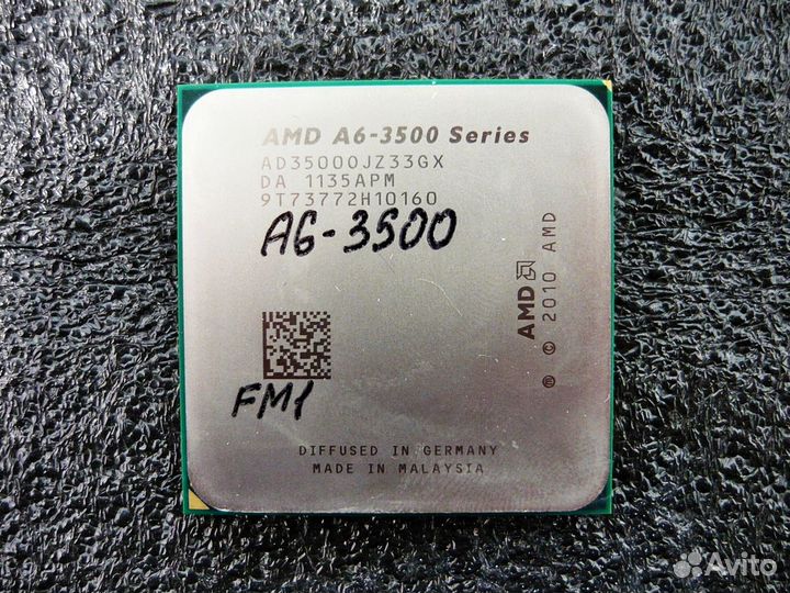 Socket FM1 AMD A6-3500 Llano (3 Ядра)