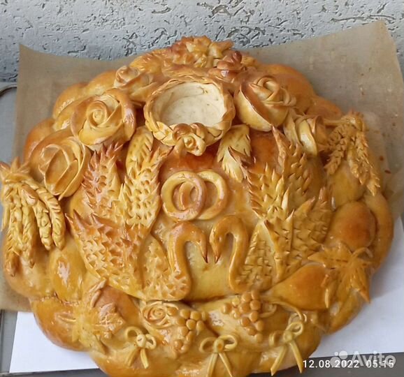 Каравай свадебный,шишки,булка для бургера, пирожки