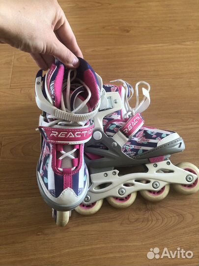 Роликовые коньки Reaction детские раздвижные