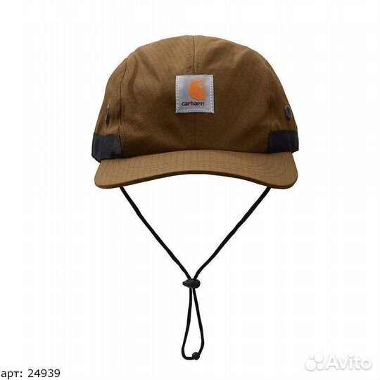 Кепка Carhartt Коричневая с веревками