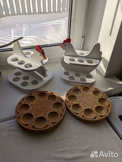 Подставки для яиц на пасху