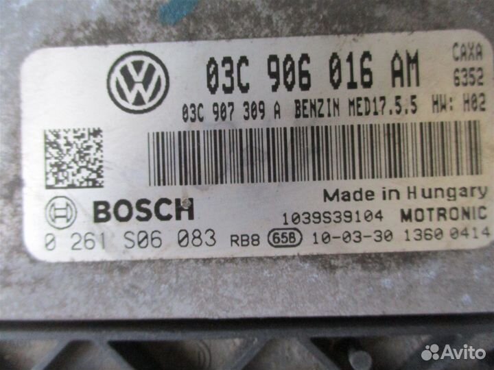 Блок управления двс Volkswagen Golf 6 5K1