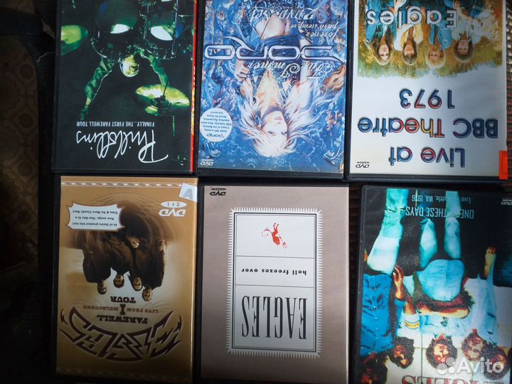 DVD диски (коллекция ) -Хард рок