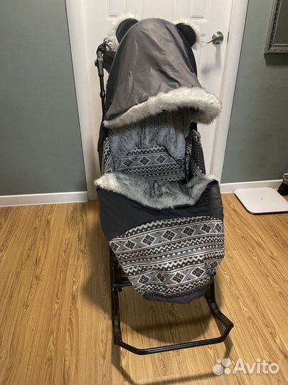 Коляска санки