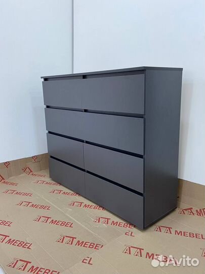 Комод графит новый, аналог IKEA