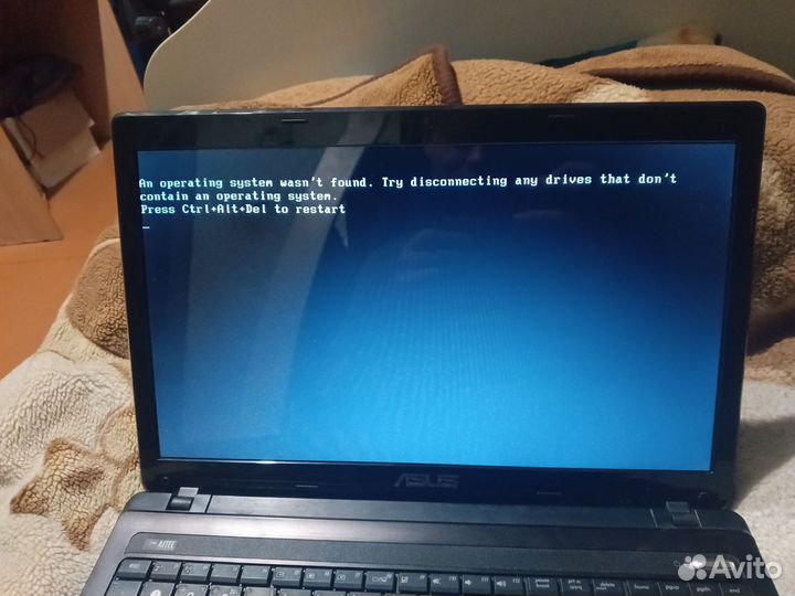 Ноутбук asus на запчасти