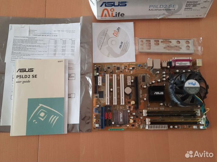 Материнская плата asus P5LD2 SE, i945P+ICH7R