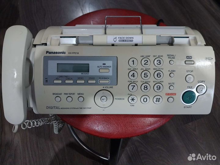 Факс panasonic kx-FP218