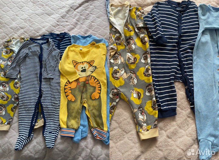 Вещи пакетом на мальчика с 62-86 р-р
