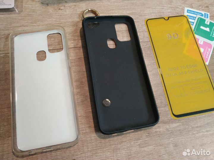 Samsung galaxy m31 чехол на смартфон+стекло