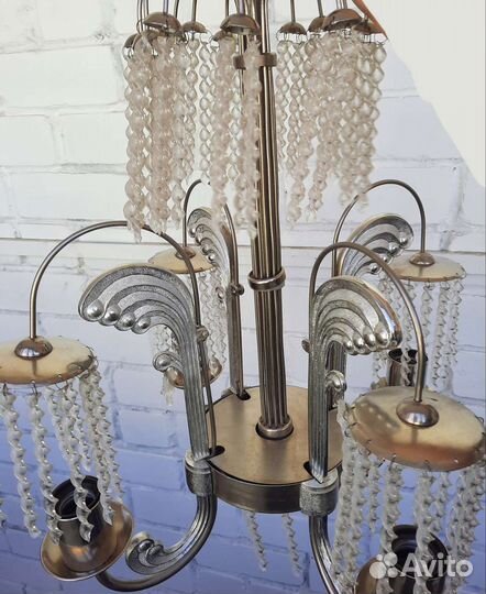 Люстра хрустальная. Чехия