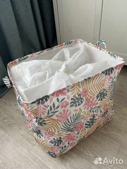 Корзина для хранения текстильная