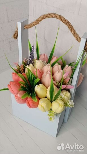 Букет цветов из мыла