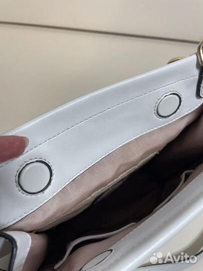 Сумка женская эконика Alla Puhachova кожа белая