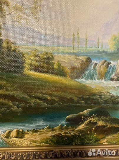 Картина пейзаж, холст масло