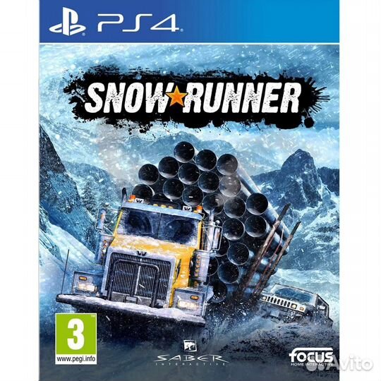Sony PS4 диск SnowRunner,абсолютно новый,запечатан