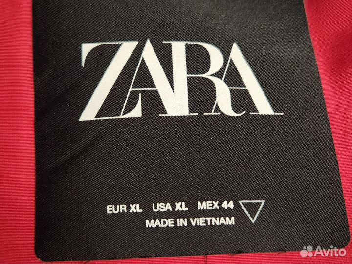 Пуховик zara мужской