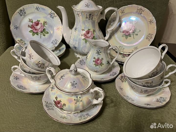 Сервиз чайный «Роза»Германия 50-60гг