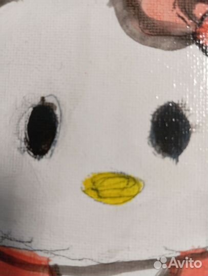 Hello kitty картина на холсте
