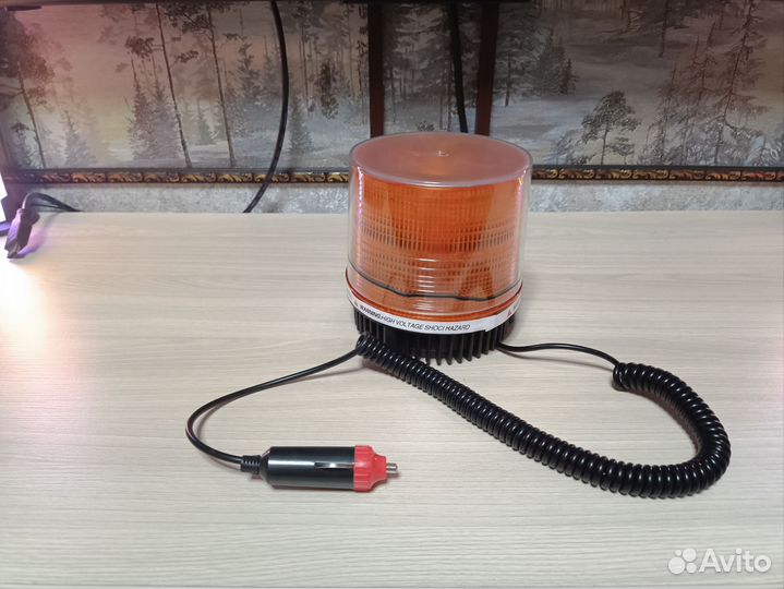 Маяк проблесковый диодный,LED мигалка 12-24В