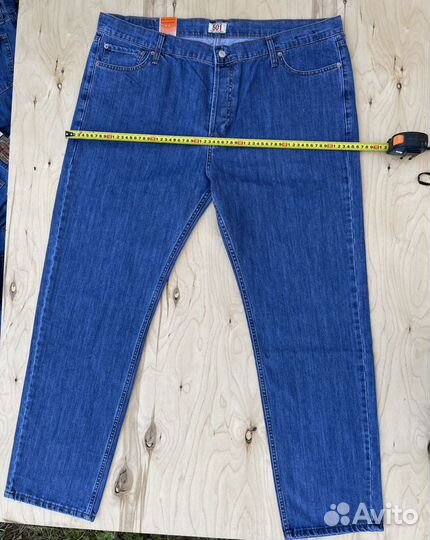 Мужские джинсы levis 501 W44 L34, на болтах