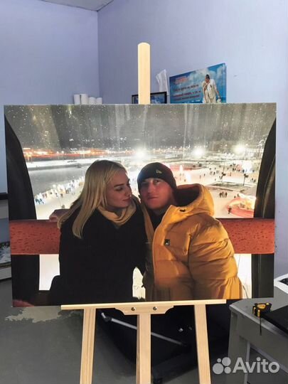 Портрет по фото холсте