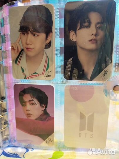 Карточки BTS не официальные