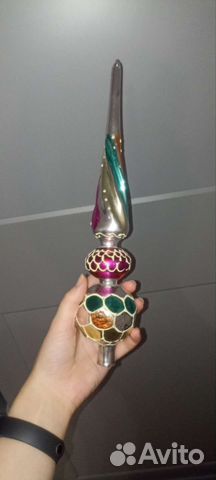 Шпиль верхушка ёлочная игрушка ссср/гдр наконечник