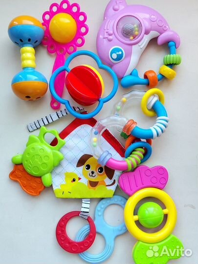 Погремушки 6шт Грызунки 3шт