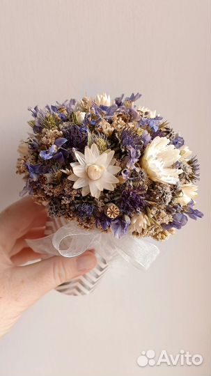 Мини букет из сухоцветов
