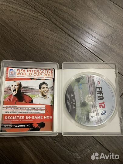 Диск на ps3 fifa 12