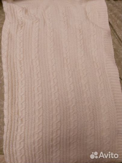 Плед детский вязаный