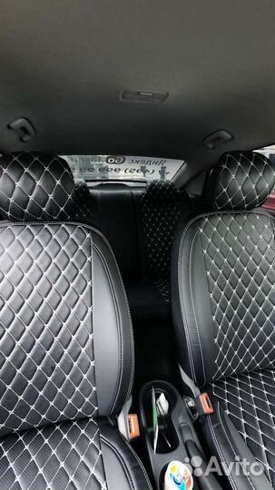 Чехлы на kia rio 4 ромб 3D