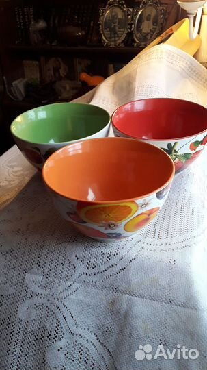 Набор салатников из 3 шт. Керамика