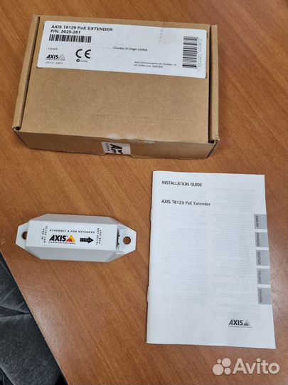 Пассивный удлинитель PoE Axis T8129 (новый)
