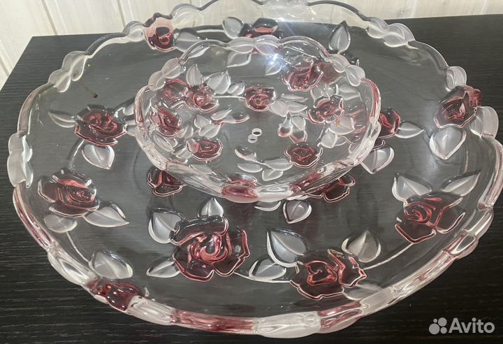 Блюдо стекло