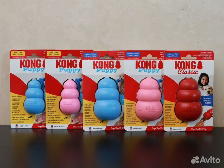 Kong Puppy S, M игрушка для щенков и собак Конг