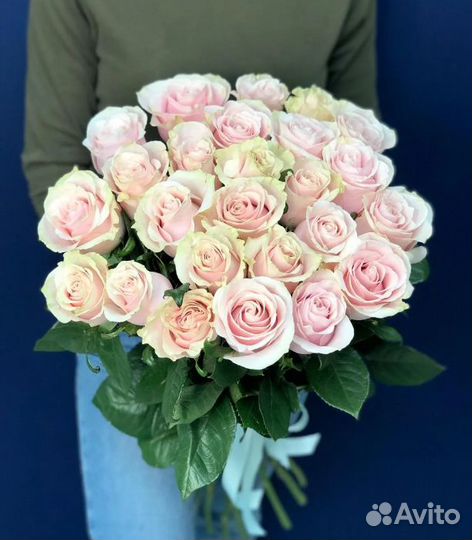 Цветы розы букет 25шт с доставкой