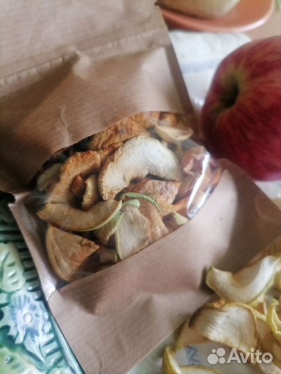 Сушеные яблоки яблочные чипсы