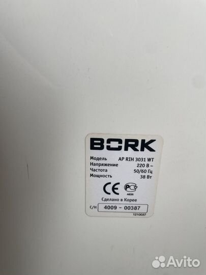 Очиститель воздуха Bork