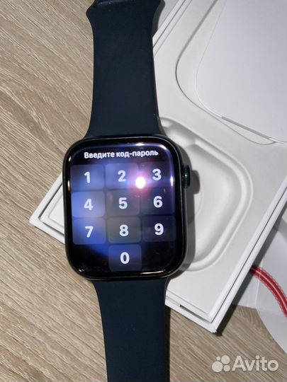 Часы apple watch 8 45 mm silver