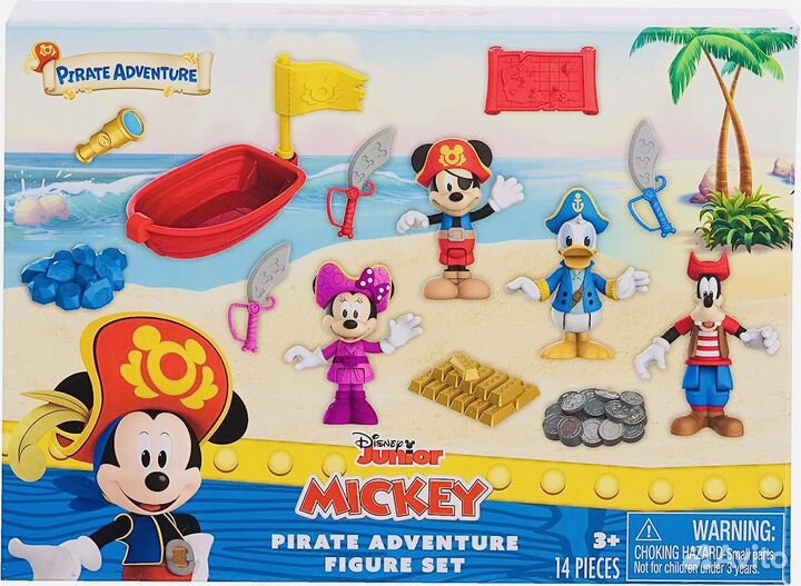 Микки Маус Набор фигурок Пиратское приключение