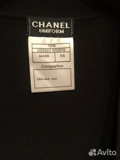 Кардиган Chanel, оригинал, uniform, XS(34-42)