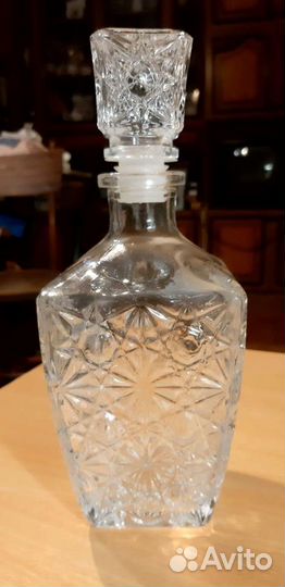 Графин-штоф для крепких напитков, стекло