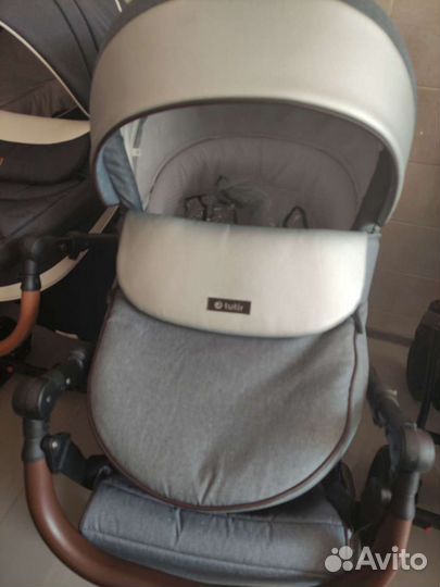 Коляска tutis nanni серебро