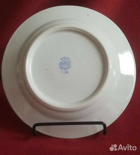 Тарелка Ягодки Дулево Чайная пара Молочник