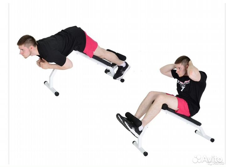 Скамья для пресса + гиперэкстензия