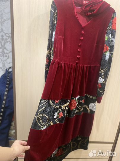 Платья велюр