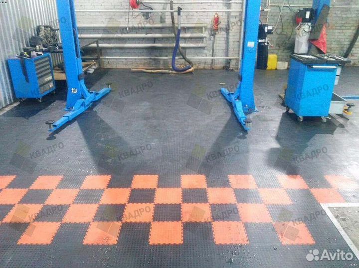 Модульные полы для гаража