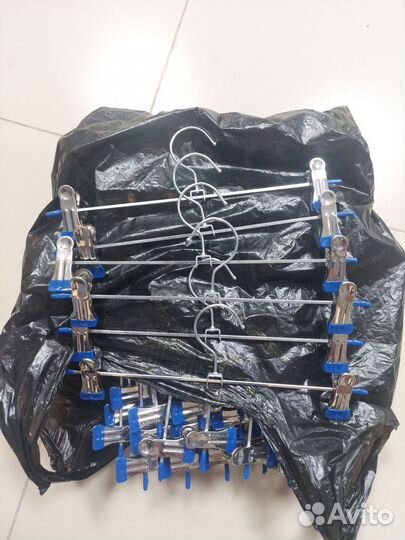 Вешалки плечики с прищепками